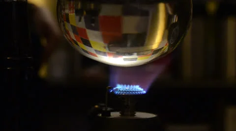 Preparation of vacuum coffee Stock Footage 25183406