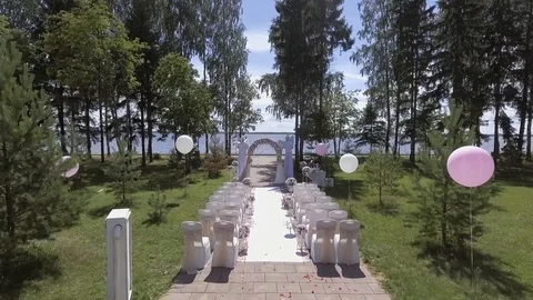 Preparation for the wedding ceremony Stock Footage 87929066