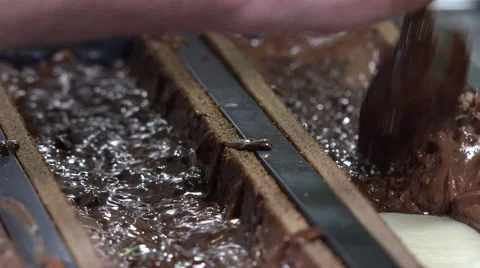 Preparation of a Yule log Stock-Footage 57913948