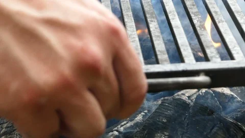 Preparations For Barbecue Stock Footage 96240204