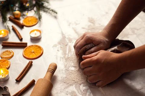 Preparations for christmas Stock Photos