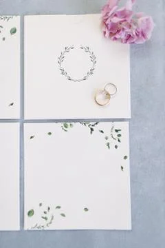 Preparations for the wedding day. Stock Photos