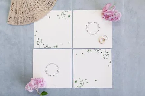 Preparations for the wedding day. Stock Photos
