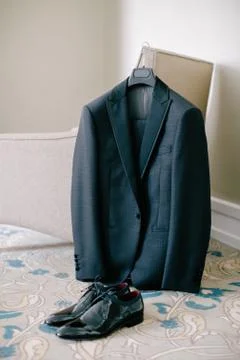 Preparations for the wedding day. Stock Photos