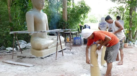 Prepare arms Buddha Stock Footage 66302074