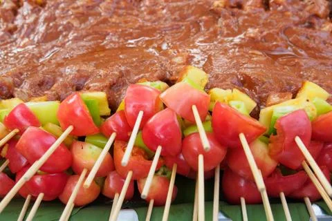 Prepare barbecue Stock Photos