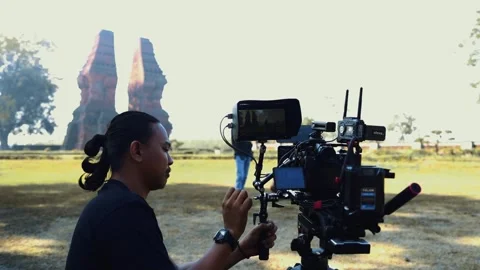 Prepare Camera &amp; Lighting Stock Footage 266102191