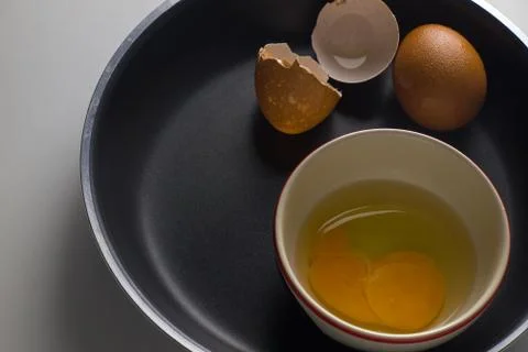 Prepare Cooking with Eggs Stock Photos