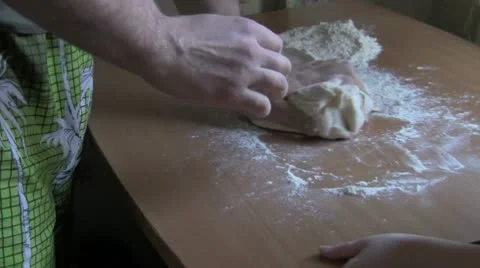 Prepare the dough Stock-Footage 10768045