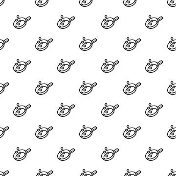 Prepare food on griddle pattern seamless Illustrazione stock