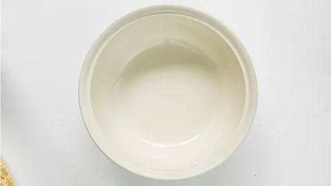 Prepare instant noodle to eat, Stock Footage 111345144