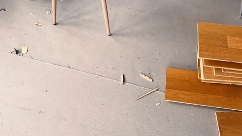 Prepare the kitchen doors Stock Footage 127416409