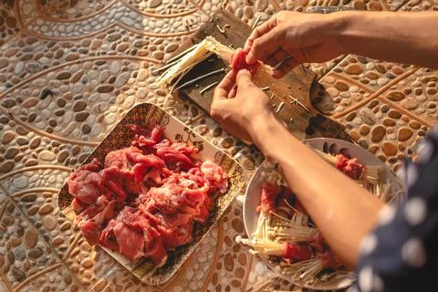Prepare the materials and tools that have been prepared. In the photo from .. Stock Photos