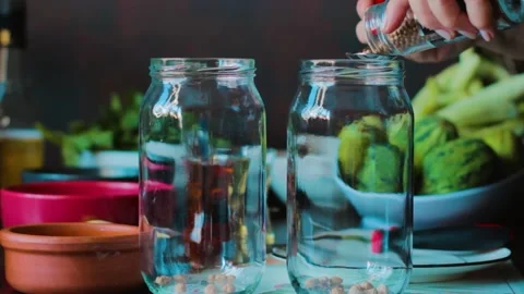 To prepare the pickle Stock Footage 249815468