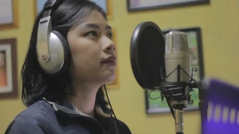 Prepare Vocal Recording Stock Footage 115225322