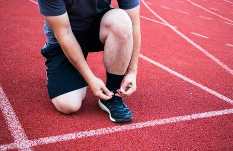 Prepare to workout. Stock Photos