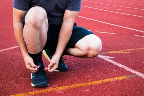 Prepare to workout. Stock Photos