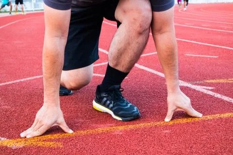 Prepare to workout. Stock Photos
