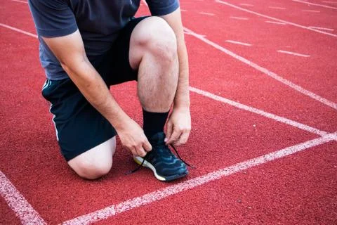 Prepare to workout. Stock Photos