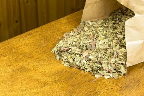 Prepared for herbal tea Stock Photos
