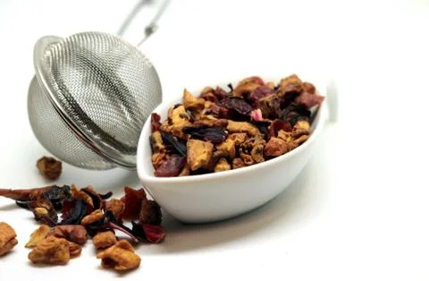 Prepared for herbal tea Stock Photos