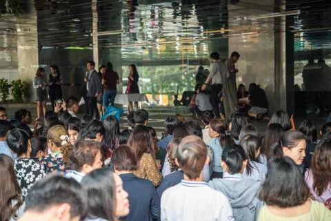 Preparedness for fire drill Foto stock