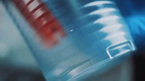 Prepares a sponge from the molecular kitchen Stock Footage 88712609