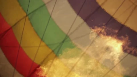 Preparing air balloons for the flight Stock Footage 144541852