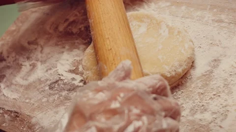 Preparing American flag mixed Berry Pie. Video transition effect Stock Footage 231862844