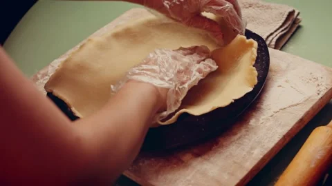Preparing American flag mixed Berry Pie. Video transition effect Stock Footage 231863040