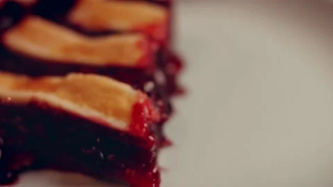 Preparing American flag mixed Berry Pie. Video transition effect Stock Footage 231865576