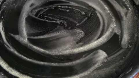 Preparing and oiling the baking dish Stock Footage 172524312