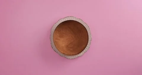 Preparing and serving a cheesecake Stock Footage 133821473