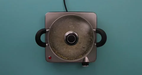 Preparing and serving quinoa burger Stock Footage 132145689