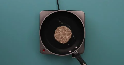 Preparing and serving quinoa burger Stock Footage 132145919