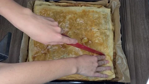 Preparing Apple Pie Stock Footage 171474532