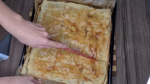 Preparing Apple Pie 库存影片 171474534