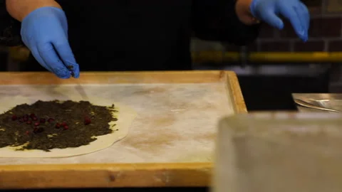 Preparing arabic food Stock Footage 146568780