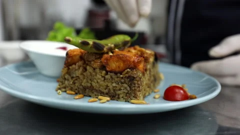 Preparing arabic food Stock Footage 146583050