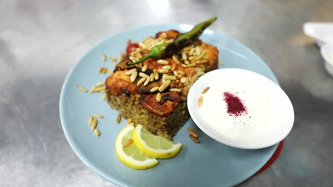 Preparing arabic food Stock Footage 146583074