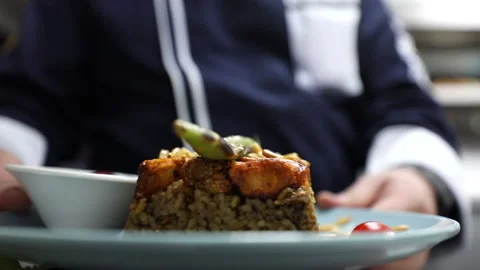 Preparing arabic food Stock Footage 146583092