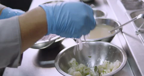 Preparing Authentic Peruvian Ceviche – Culinary Stock Video Stock Footage 290999584