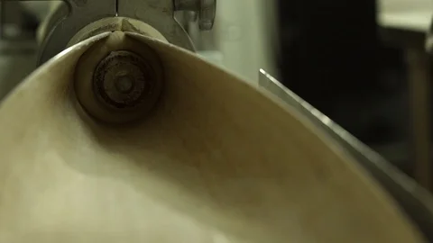 Preparing &amp; Baking Delicious New York Style Bagels In A Cafe Bakery Deli Stock Footage 123674788