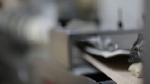 Preparing &amp; Baking Delicious New York Style Bagels In A Cafe Bakery Deli Stock Footage 123878230