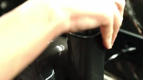 Preparing beetroot salad with a meat grinder Stock Footage 331602050