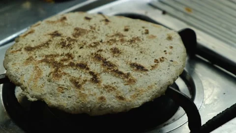 Preparing Bhakri ( An Indian Authentic Bread ) Stock Footage 161946185