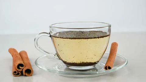 Preparing black tea Stockbeeldmateriaal 233879763