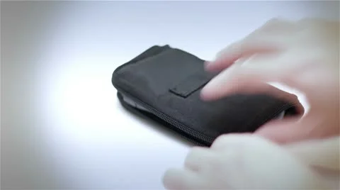 Preparing Blood Glucose Test 06 stylized Stock Footage 10744538