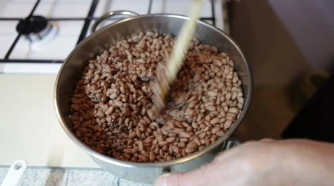 Preparing cake with chocolate and cereals Stock Footage 57467107