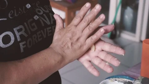 Preparing candy for a birthday party - slow motion Stock Footage 79601829